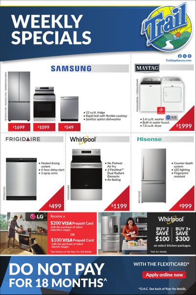 Trail Appliances (AB & SK) Flyer January 30 to February 5
