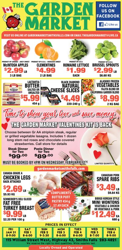The Garden Market Flyer January 31 to February 6