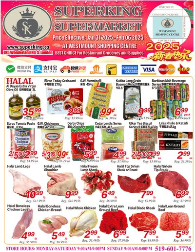Superking Supermarket (London) Flyer January 31 to February 6