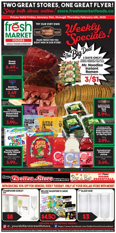 Fresh Market Foods Flyer January 31 to February 6