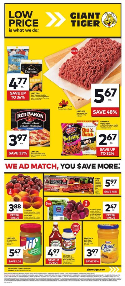 Giant Tiger (Atlantic) Flyer February 5 to 11