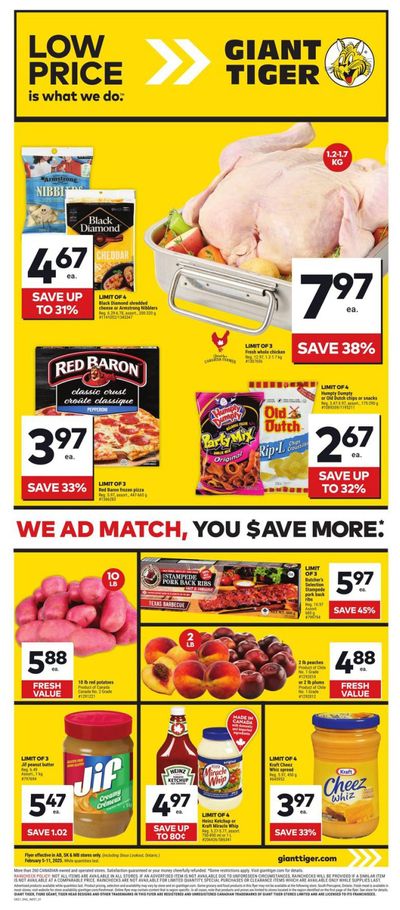 Giant Tiger (West) Flyer February 5 to 11