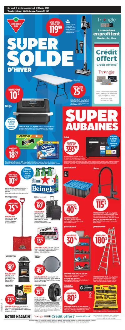 Canadian Tire (QC) Flyer February 6 to 12