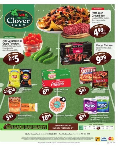 Clover Farm (West) Flyer February 6 to 12