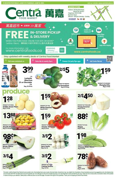 Centra Foods (Barrie) Flyer June 12 to 18