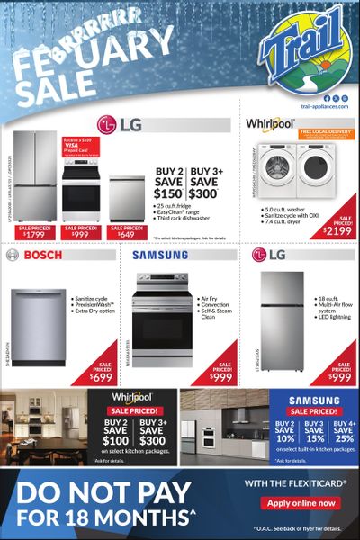 Trail Appliances (AB & SK) Flyer February 6 to 16