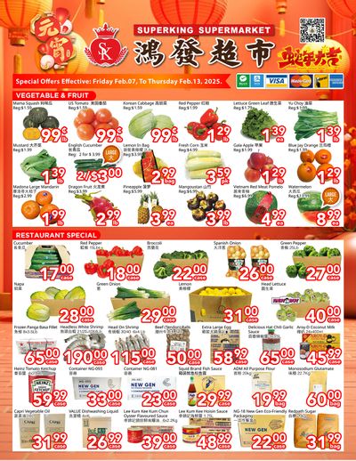 Superking Supermarket (North York) Flyer February 7 to 13