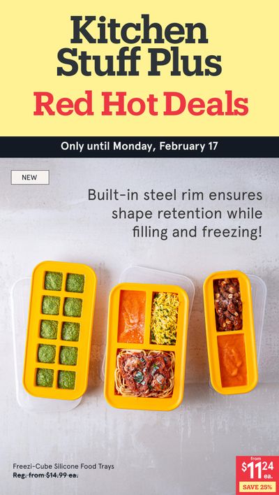 Kitchen Stuff Plus Red Hot Deals Flyer February 10 to 17 Kitchen Stuff Plus Red Hot Deals Flyer February 10 to 17