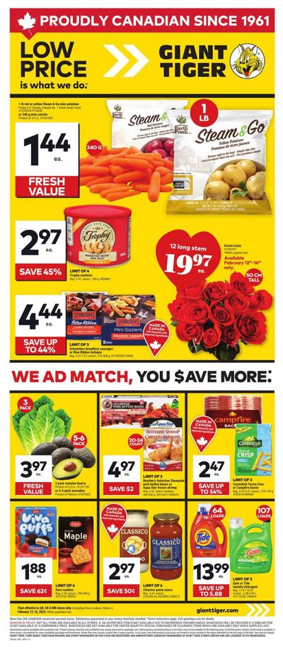 Giant Tiger (West) Flyer February 12 to 18