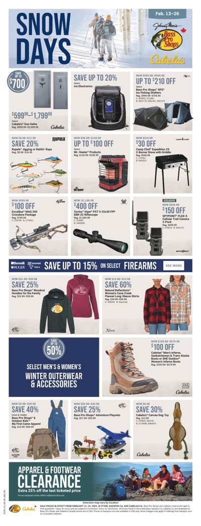 Bass Pro Shops Flyer February 13 to 26