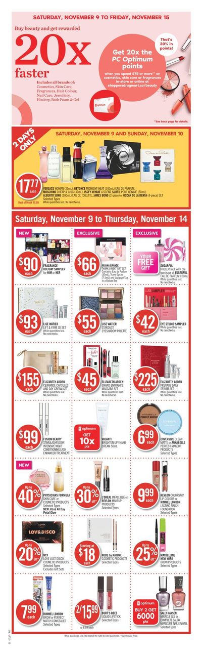 Shoppers Drug Mart (West) Flyer November 9 to 14