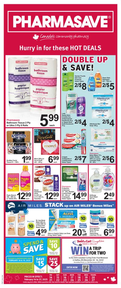Pharmasave (ON & West) Flyer February 14 to 27