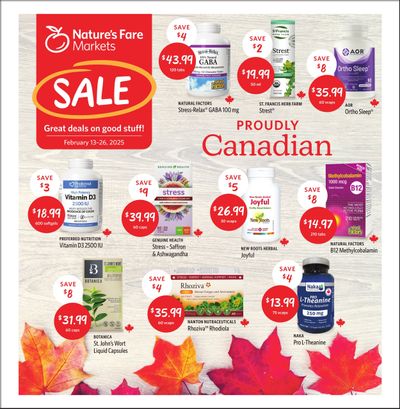 Nature's Fare Markets Flyer February 13 to 26