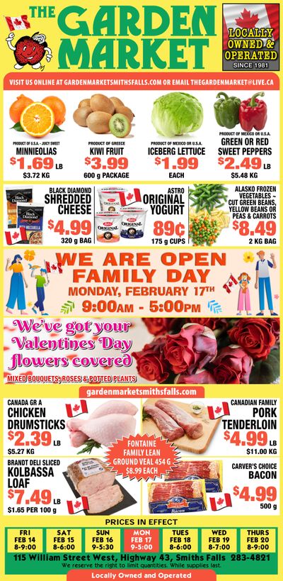 The Garden Market Flyer February 14 to 20