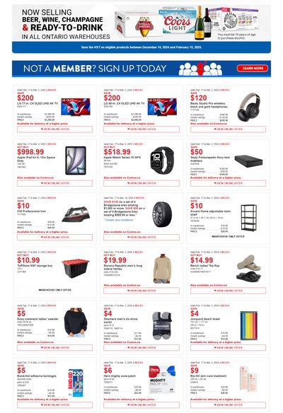 Costco (West, ON & Atlantic Canada) Warehouse Offers  February 17 to March 2