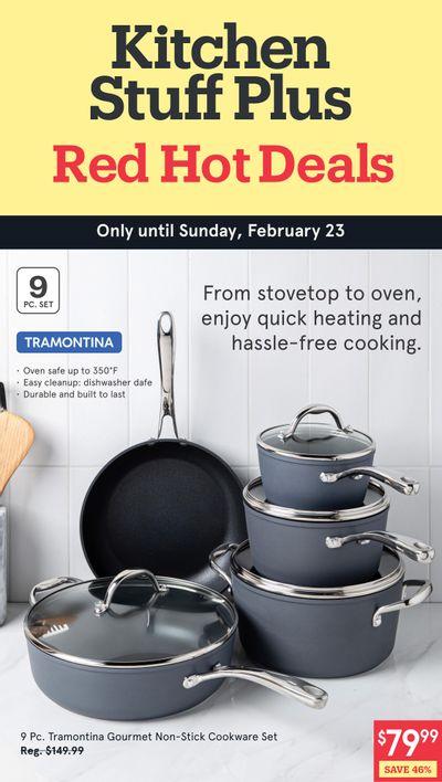 Kitchen Stuff Plus Red Hot Deals Flyer February 18 to 23