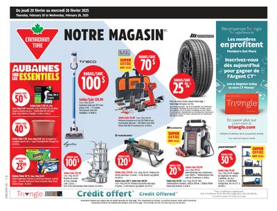 Canadian Tire (QC) Flyer February 20 to 26