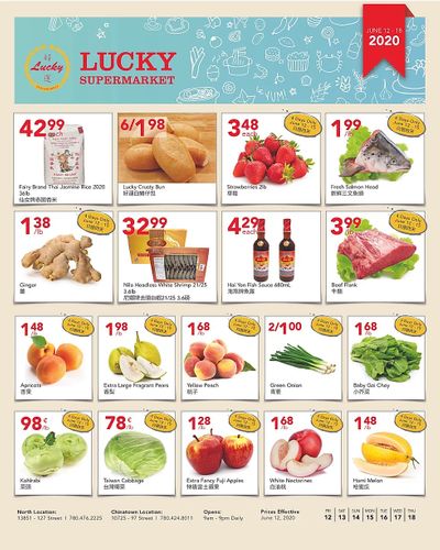 Lucky Supermarket (Edmonton) Flyer June 12 to 18