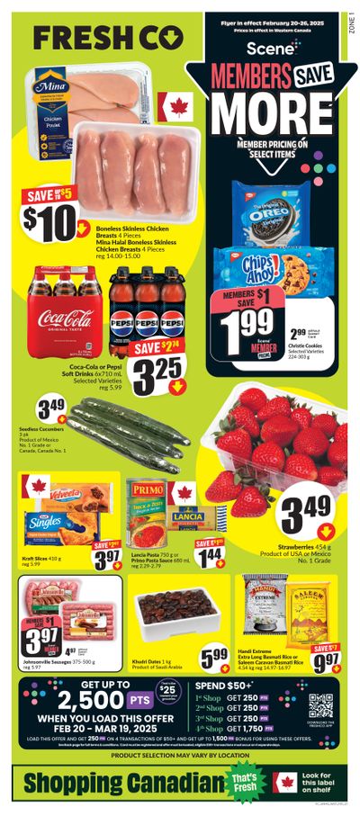 FreshCo (West) Flyer February 20 to 26