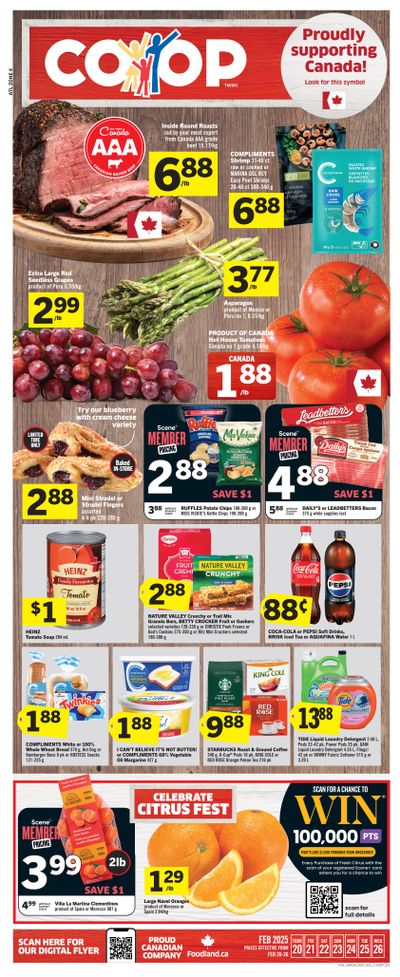 Foodland Co-op Flyer February 20 to 26