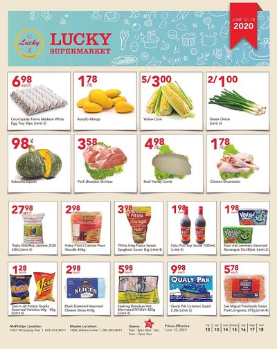 Lucky Supermarket (Winnipeg) Flyer June 12 to 18