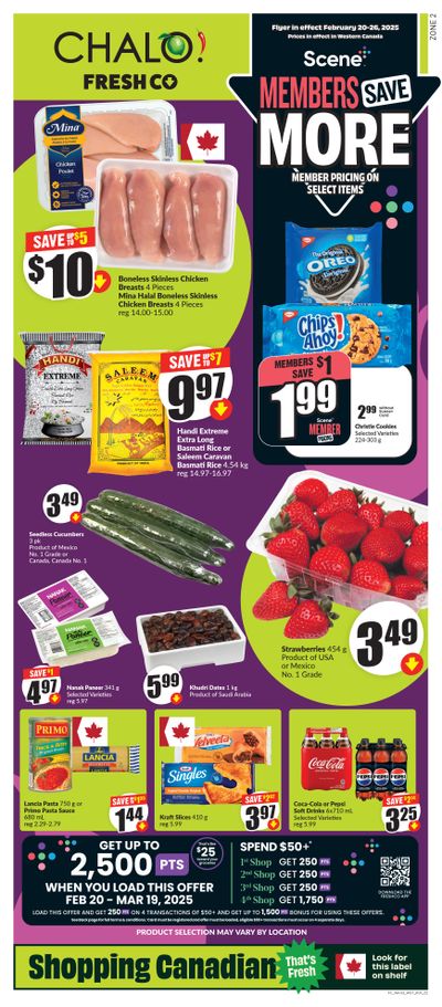 Chalo! FreshCo (West) Flyer February 20 to 26