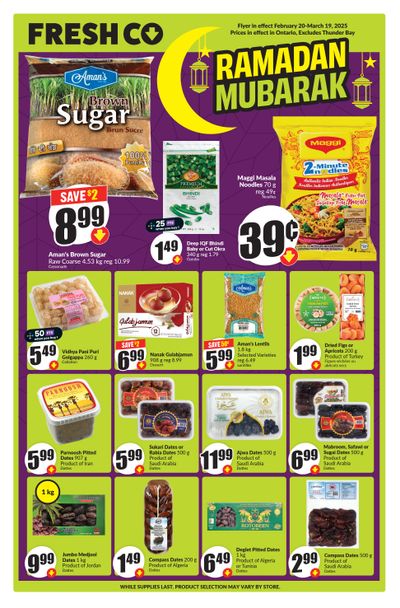 FreshCo (ON) Ramadan Flyer February 20 to March 19