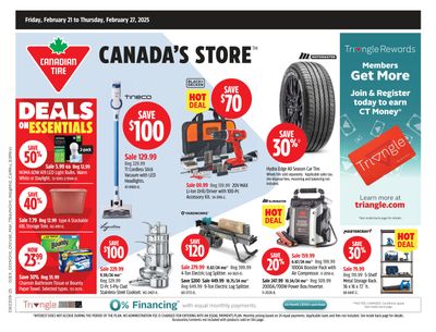 Canadian Tire (West) Flyer February 21 to 27