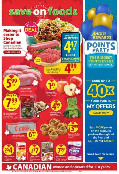Save On Foods (BC) Flyer February 20 to 26