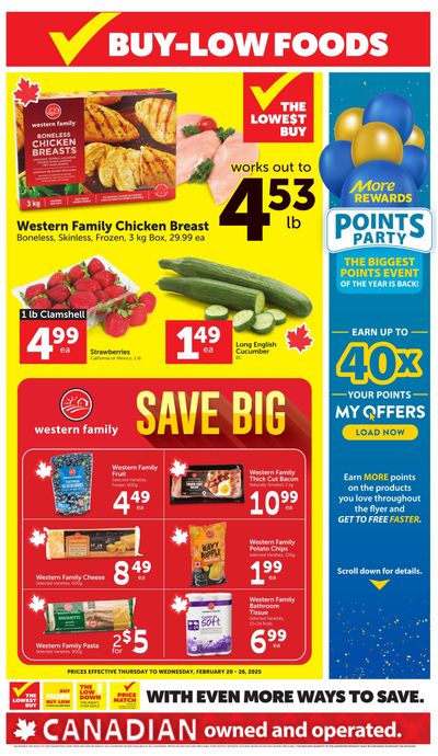 Buy-Low Foods Flyer February 20 to 26