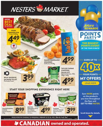 Nesters Market Flyer February 20 to 26