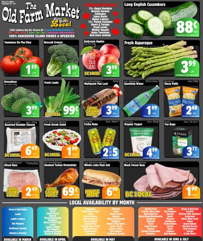 The Old Farm Market (Victoria) Flyer February 20 to 26
