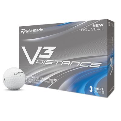 TaylorMade V3 Distance Golf Balls - 12 Pack On Sale for $16.98 at Sport Chek Canada 