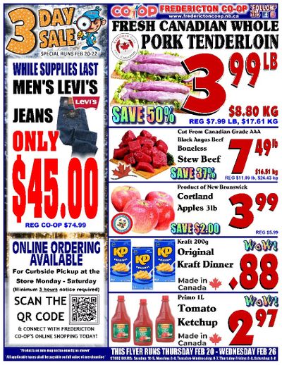 Fredericton Co-op Flyer February 20 to 26