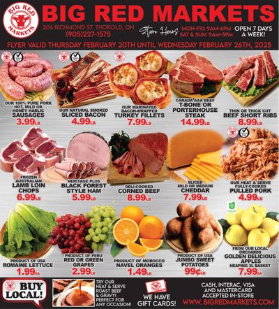 Big Red Markets Flyer February 20 to 26