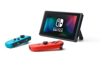 Nintendo Switch with Neon Blue and Neon Red Joy‑Con On Sale for $399.96 at Walmart Canada