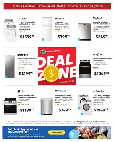 Trail Appliances (BC) Flyer February 20 to 26