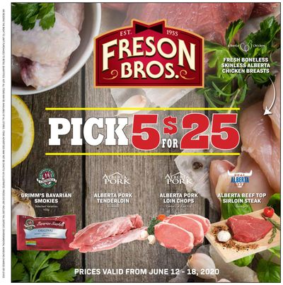 Freson Bros. Flyer June 12 to 18
