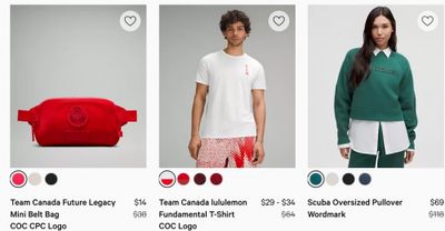 Lululemon Canada: We Made Too Much Sale + Team Canada Mini Belt Bag $14 + More