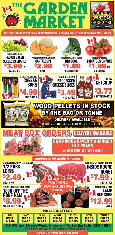 The Garden Market Flyer February 21 to 27