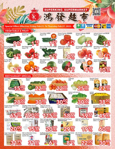 Superking Supermarket (North York) Flyer February 21 to 27
