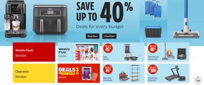 Canadian Tire New Weekly Flyers Deals: Save up to 40% on Select Products + More Canadian Tire New Weekly Flyers Deals: Save up to 40% on Select Products + More