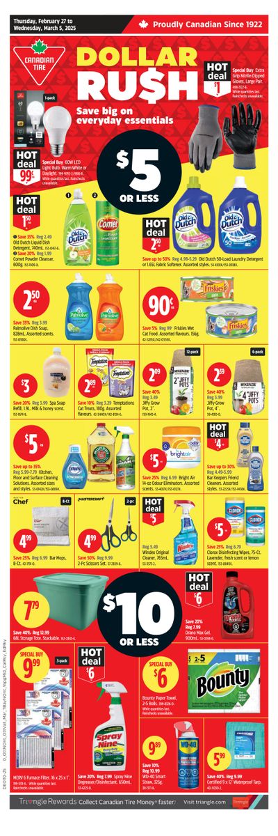 Canadian Tire (Atlantic) Flyer February 27 to March 5