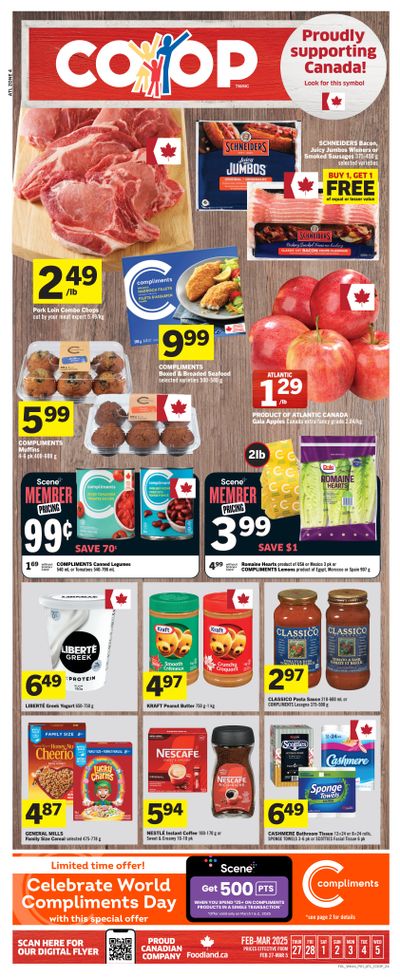 Foodland Co-op Flyer February 27 to March 5