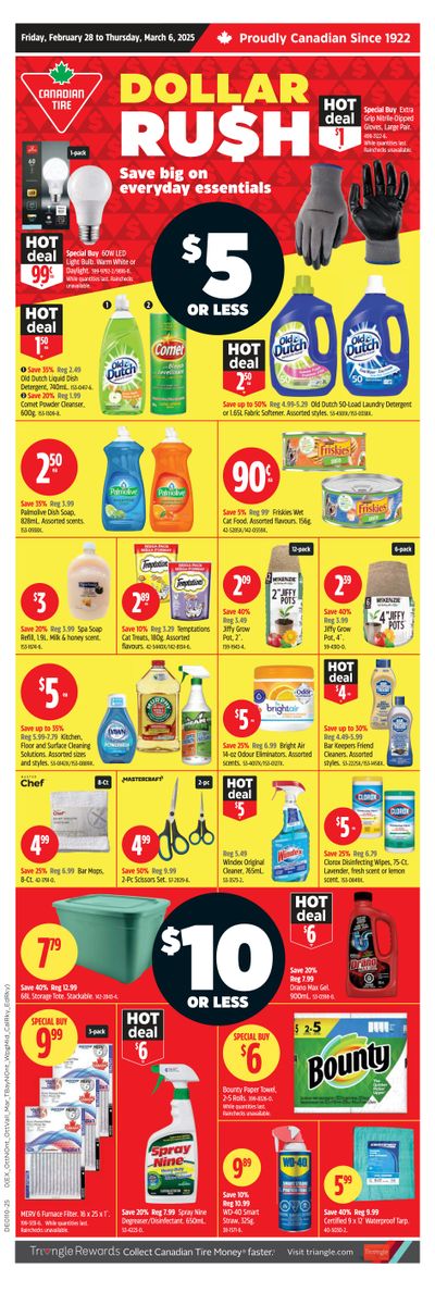 Canadian Tire (ON) Flyer February 28 to March 6