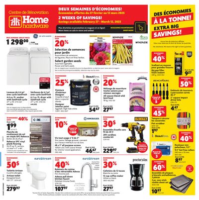 Home Hardware Building Centre (QC) Flyer February 27 to March 12