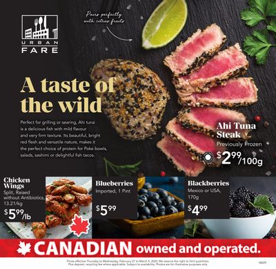 Urban Fare Flyer February 27 to March 5