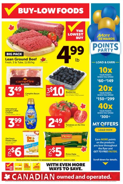 Buy-Low Foods Flyer February 27 to March 5