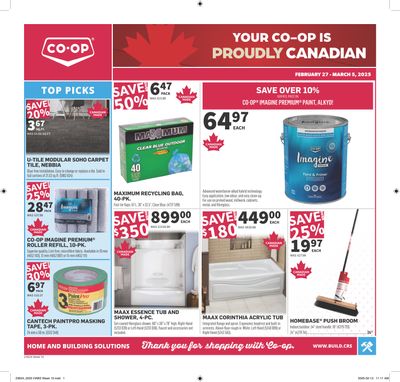 Co-op (West) Home Centre Flyer February 27 to March 5