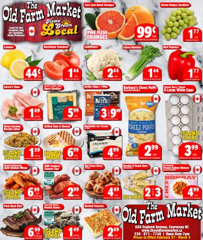 The Old Farm Market (Courtenay) Flyer February 27 to March 5